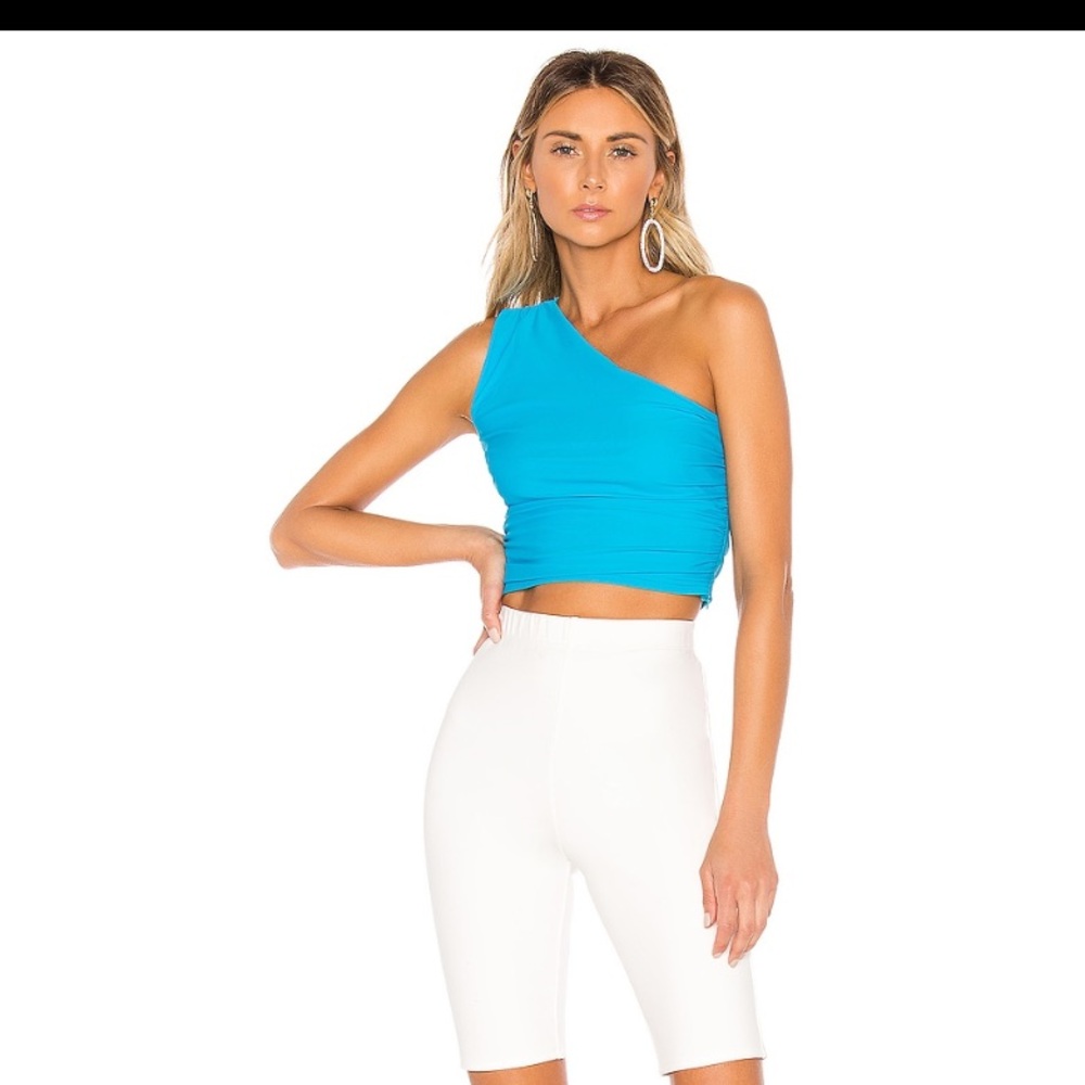 superdown Cassandra Crop Top in Teal M - Picture 6 of 11